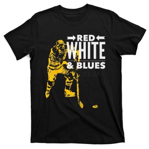 Ggt Red White And Blues Saint Louis Hockey T-Shirt