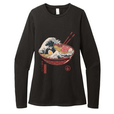 Great Ramen Wave Womens CVC Long Sleeve Shirt