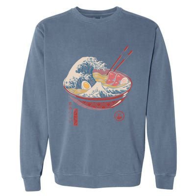 Great Ramen Wave Garment-Dyed Sweatshirt