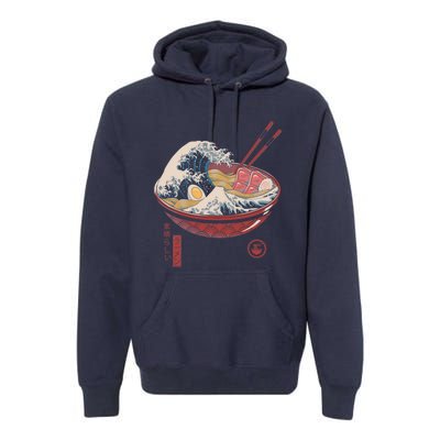 Great Ramen Wave Premium Hoodie