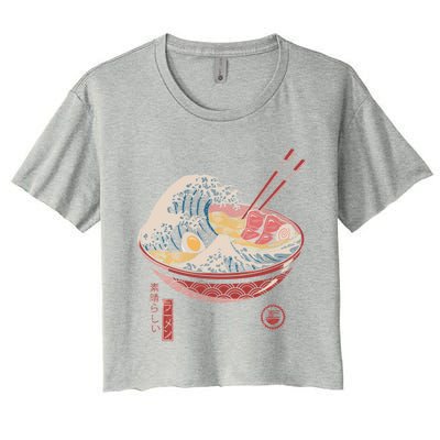 Great Ramen Wave Women's Crop Top Tee