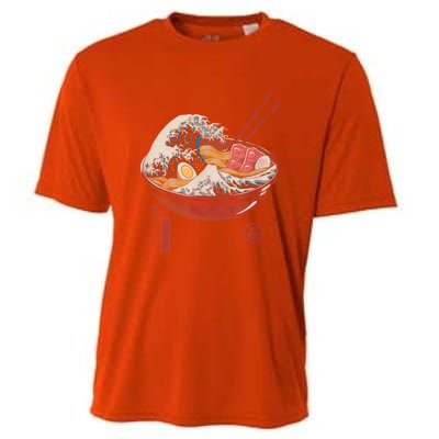 Great Ramen Wave Off Kanagawa Funny Japanese Food Cooling Performance Crew T-Shirt