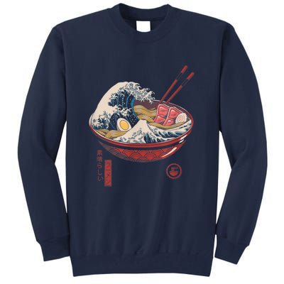 Great Ramen Wave Off Kanagawa Funny Japanese Food Tall Sweatshirt