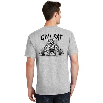 Gym Rat Workout Front and Back T-Shirt