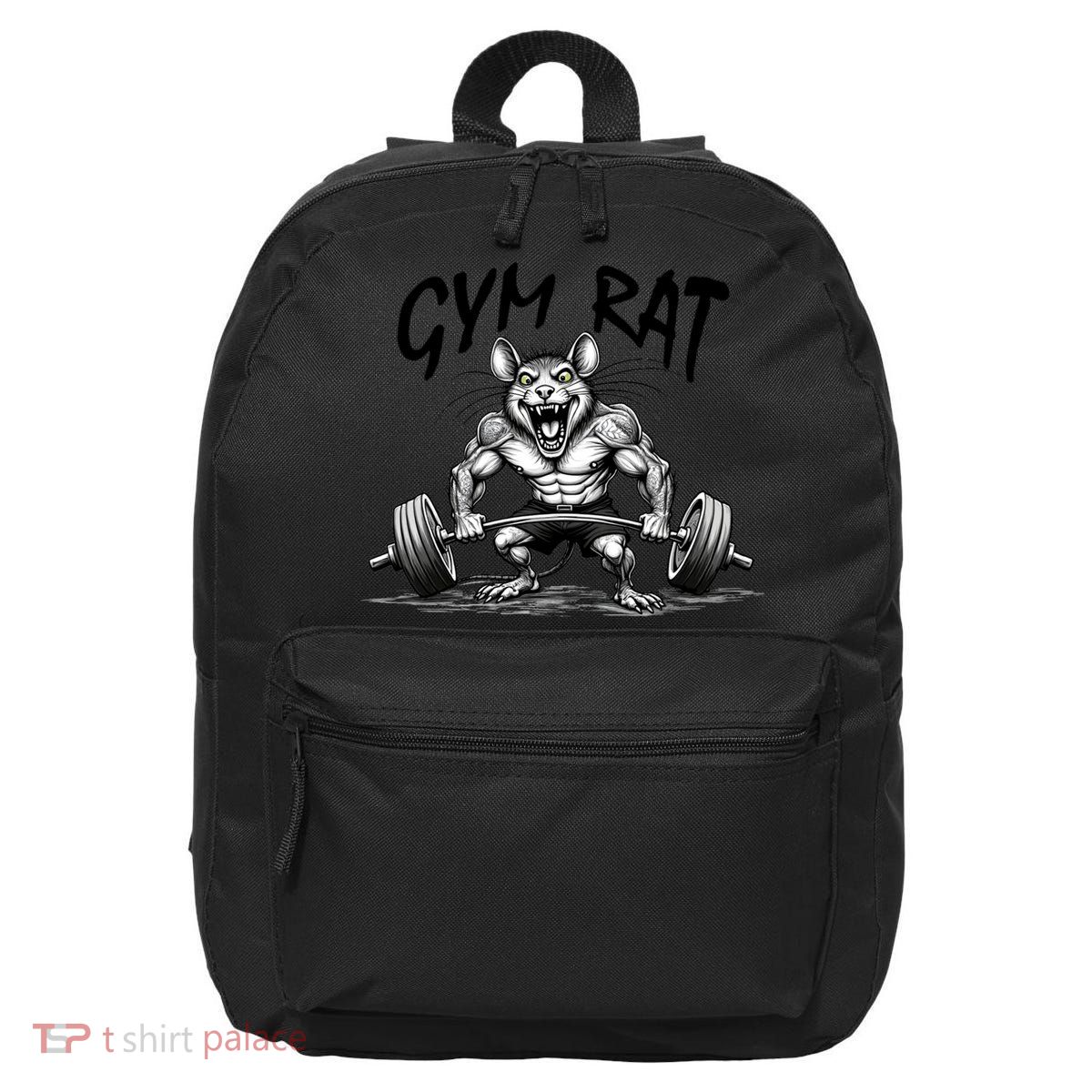 Gym Rat Workout Front and Back 16 in Basic Backpack