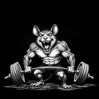Gym Rat Workout Front and Back Bag