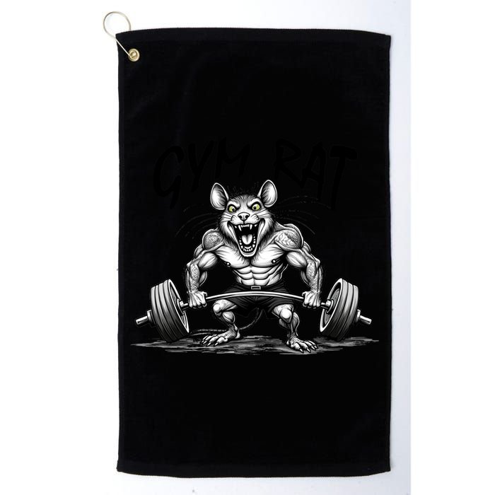 Gym Rat Workout Front and Back Golf Towel