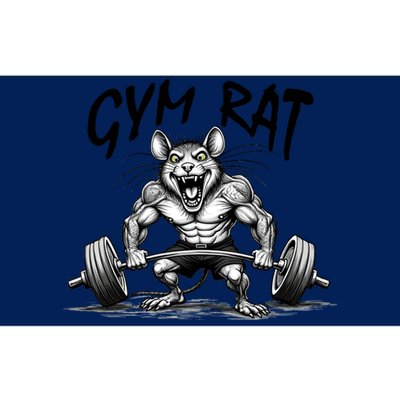 Gym Rat Workout Front and Back Bumper Sticker