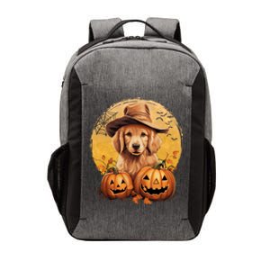 Golden Retriever Witch Howloween Pawsome Pumpkin Halloween Meaningful Gift Vector Backpack