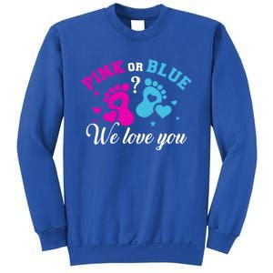 Gender Reveal We Love You Meaningful Gift Sweatshirt