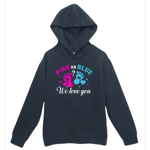 Gender Reveal We Love You Meaningful Gift Urban Pullover Hoodie