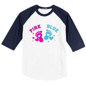 Gender Reveal We Love You Meaningful Gift Baseball Sleeve Shirt