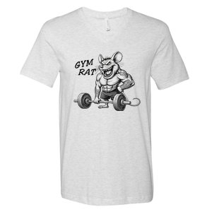 Gym Rat Workout V-Neck T-Shirt