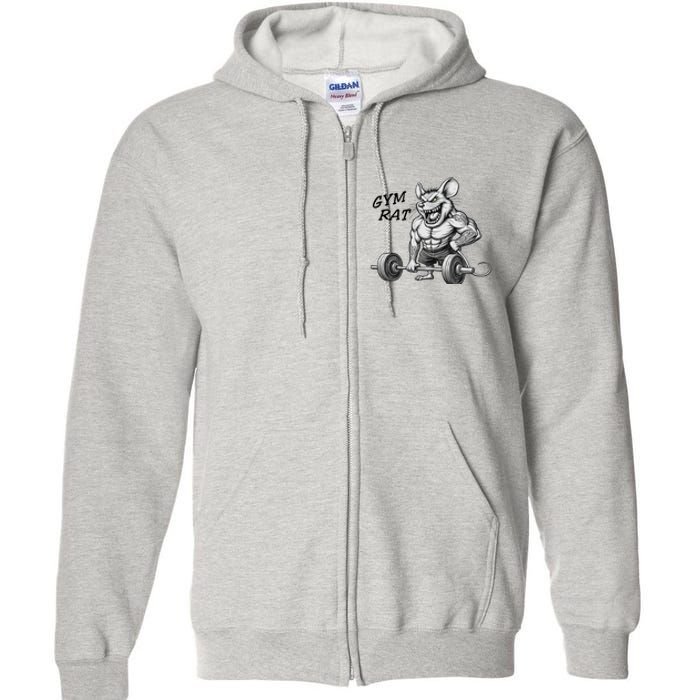 Gym Rat Workout Full Zip Hoodie