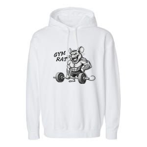 Gym Rat Workout Garment-Dyed Fleece Hoodie