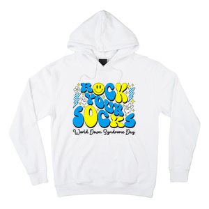 Groovy Rock Your Socks World Down Syndrome Awareness Day Hoodie