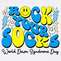 Groovy Rock Your Socks World Down Syndrome Awareness Day Sustainable Bucket Hat