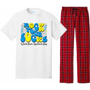 Groovy Rock Your Socks World Down Syndrome Awareness Day Pajama Set