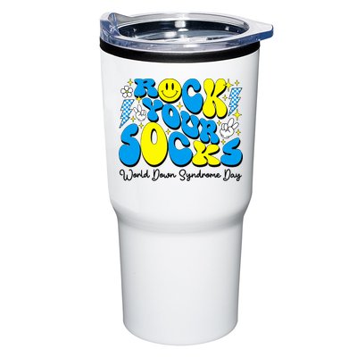 Groovy Rock Your Socks World Down Syndrome Awareness Day Tumbler