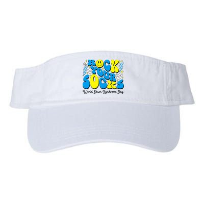 Groovy Rock Your Socks World Down Syndrome Awareness Day Visor