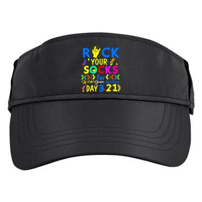 Gifts Rock Your Socks Down Syndrome Day Awareness Adult Drive Performance Visor