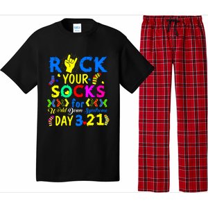 Gifts Rock Your Socks Down Syndrome Day Awareness Pajama Set