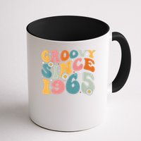 Groovy Since 1965 60th Birthday Retro Born In 1965 Mug