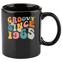Groovy Since 1965 60th Birthday Retro Born In 1965 11oz C Handle Ceramic Mug