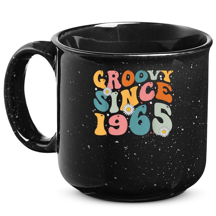 Groovy Since 1965 60th Birthday Retro Born In 1965 15oz Campfire Ceramic Mug