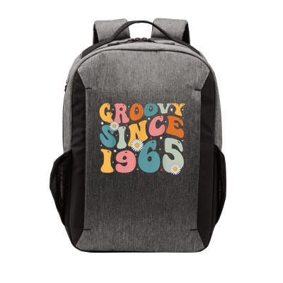 Groovy Since 1965 60th Birthday Retro Born In 1965 Vector Backpack