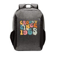 Groovy Since 1965 60th Birthday Retro Born In 1965 Vector Backpack