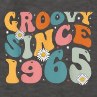 Groovy Since 1965 60th Birthday Retro Born In 1965 Vector Backpack