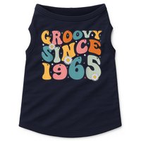 Groovy Since 1965 60th Birthday Retro Born In 1965 Doggie Tank