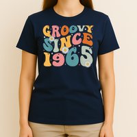 Groovy Since 1965 60th Birthday Retro Born In 1965 T-Shirt