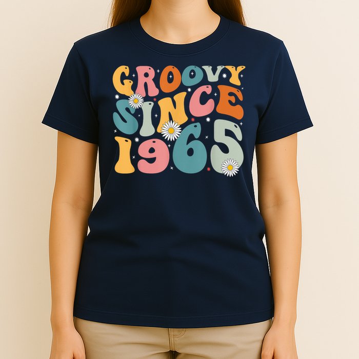 Groovy Since 1965 60th Birthday Retro Born In 1965 T-Shirt
