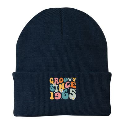 Groovy Since 1965 60th Birthday Retro Born In 1965 Beanie