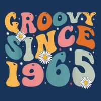 Groovy Since 1965 60th Birthday Retro Born In 1965 16 in Basic Backpack