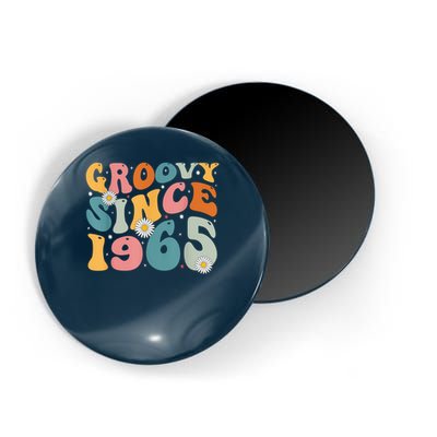 Groovy Since 1965 60th Birthday Retro Born In 1965 Magnet