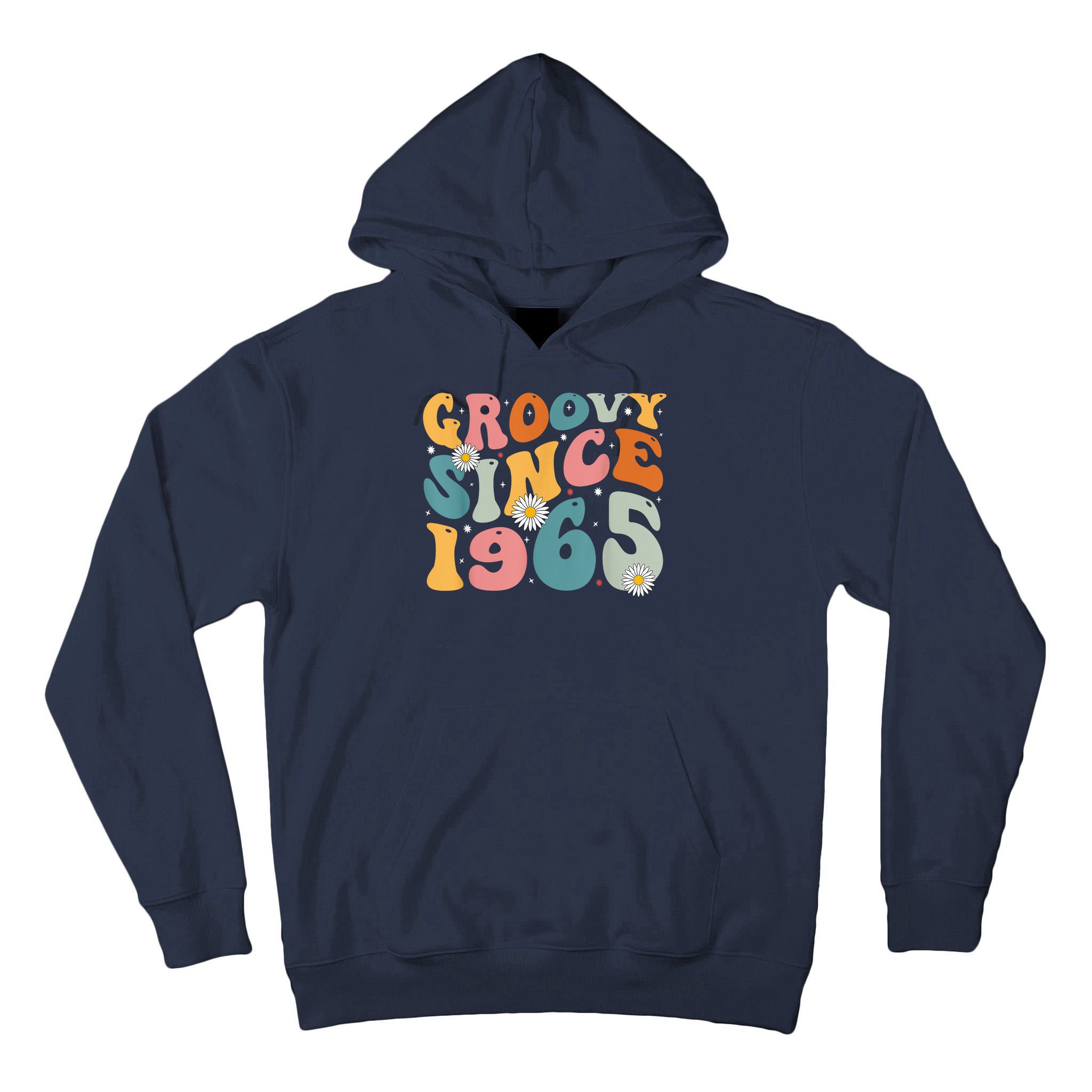 Groovy Since 1965 60th Birthday Retro Born In 1965 Tall Hoodie