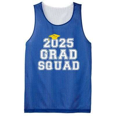 Grad Squad 2025 Vintage Graduation Senior Family Matching Gift Mesh Reversible Basketball Jersey Tank