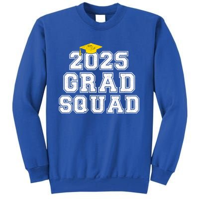 Grad Squad 2025 Vintage Graduation Senior Family Matching Gift Tall Sweatshirt