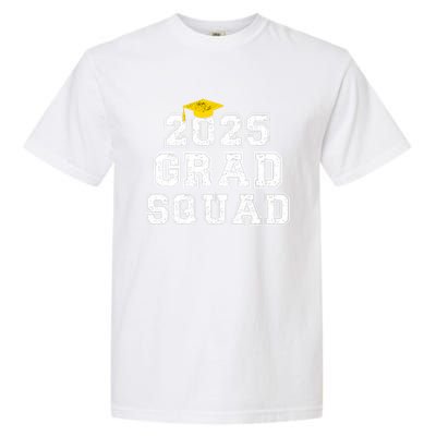 Grad Squad 2025 Vintage Graduation Senior Family Matching Gift Garment-Dyed Heavyweight T-Shirt