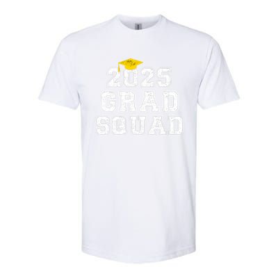 Grad Squad 2025 Vintage Graduation Senior Family Matching Gift Softstyle CVC T-Shirt