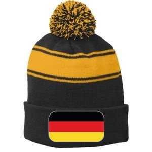 Team Germany | German Flag | German Sportswear Stripe Pom Pom Beanie