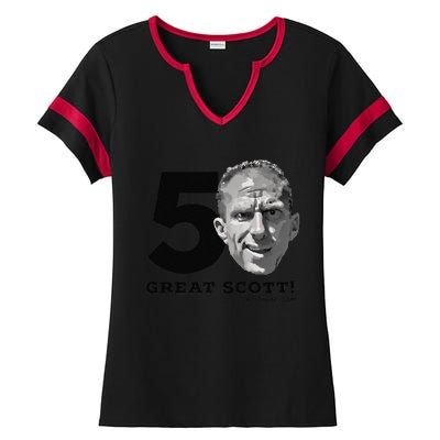 Great Scott 50 Ladies Halftime Notch Neck Tee