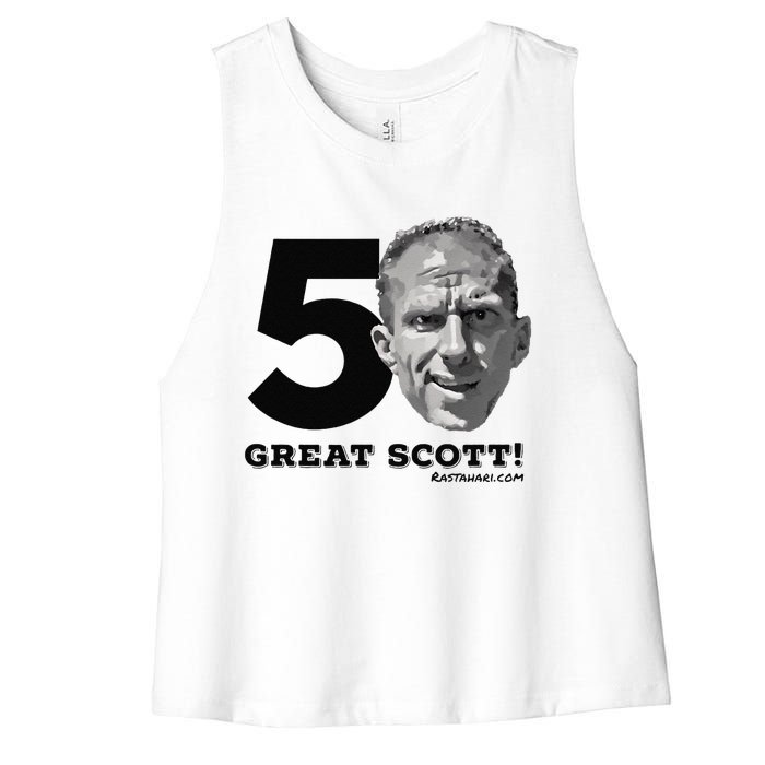 Great Scott 50 Women's Racerback Cropped Tank