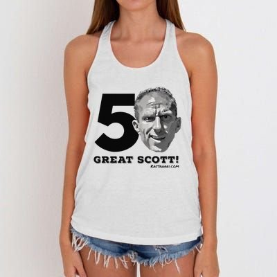 Great Scott 50 Women's Knotted Racerback Tank