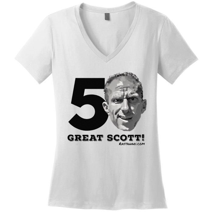 Great Scott 50 Women's V-Neck T-Shirt