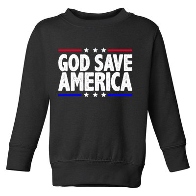 God Save America Political Election Toddler Sweatshirt