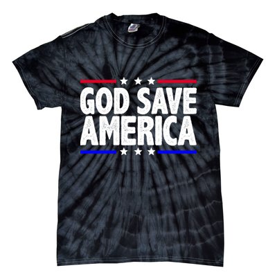 God Save America Political Election Tie-Dye T-Shirt